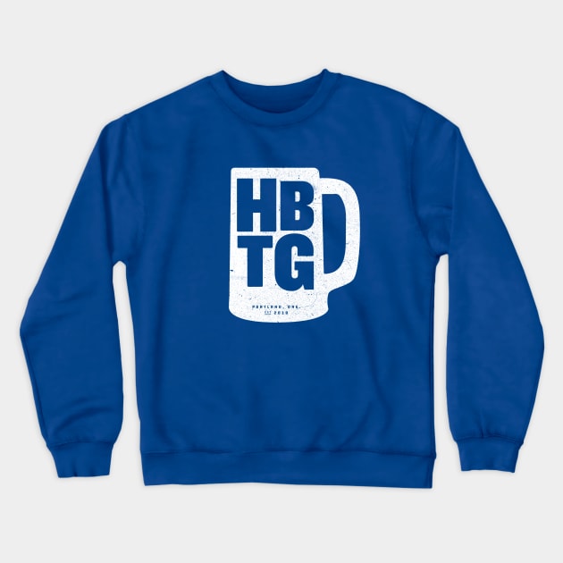 History By The Glass Logo – White Crewneck Sweatshirt by Nathan Gale